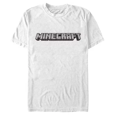 Мужская классическая белая футболка с логотипом white