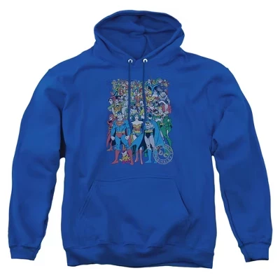 Толстовка с капюшоном для взрослых Dc Original Universe Royal
