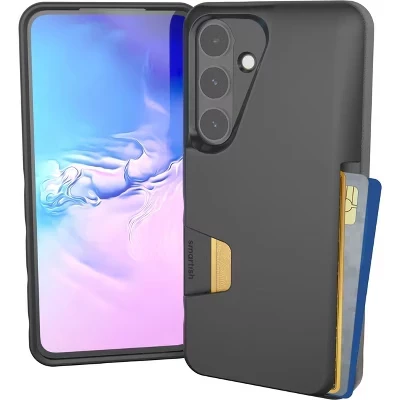 Стильный чехол-портмоне Galaxy S24 - Wallet Slayer Vol 1 - Чехол-держатель для карт Slim Grip