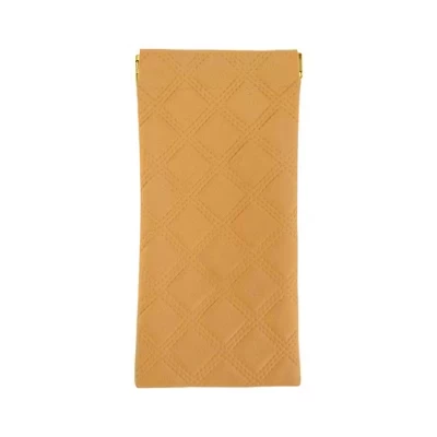 Переносной футляр для очков с уплотненным верхом, 1 шт., оранжевый