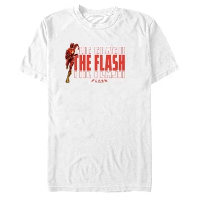 Мужская футболка с логотипом The Flash Speedster Barry Allen белого цвета