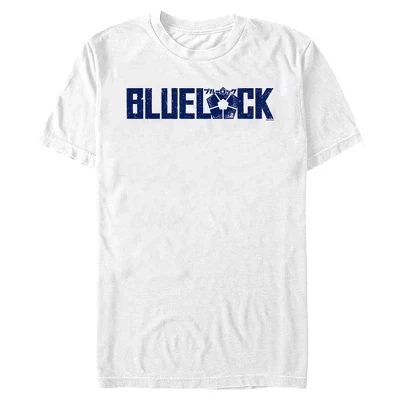 Мужская футболка с логотипом Blue Lock Classic Ball белого цвета