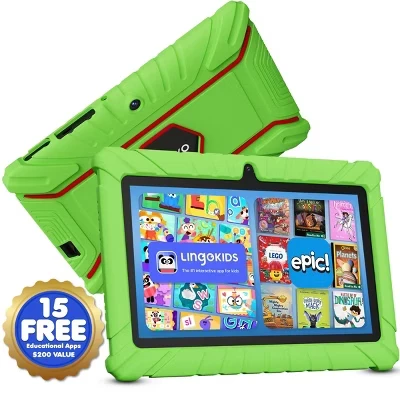 Детский планшет Contixo V8 7″ Android, 32 ГБ, зелёный