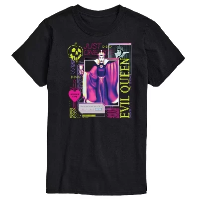 Мужская футболка Disney Evil Queen Vapor Wave, черная