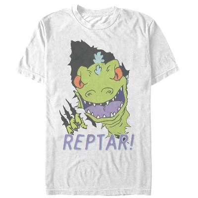Мужская футболка Rugrats «Когти Рептара», белая