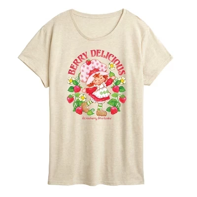 Женская футболка Berry Delicious с коротким рукавом и графическим рисунком birch