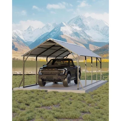 Навес для авто Truair 3,4×6,1×2,7 м, стальной