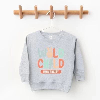 Молодежная ультрамягкая толстовка с рисунком Wild Child Peace
