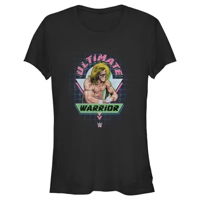 Женская футболка WWE Ultimate Warrior ретро, черная