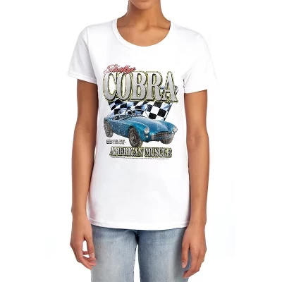 Женская футболка Cobra American Muscle белого цвета