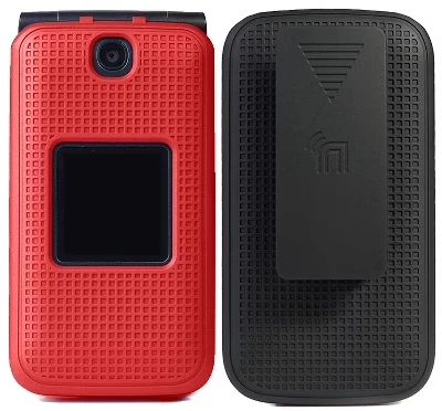 Чехол-кобура Nakedcellphone Quickflip Alcatel V, красная