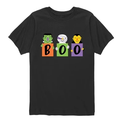 Футболка с короткими рукавами и графическим рисунком Boo Monster Signs, черная