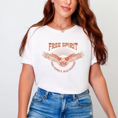 Женская футболка Simply Sage Market Free Spirit, белая