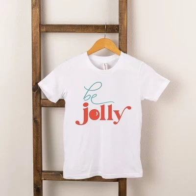 Молодежная футболка Be Jolly с коротким рукавом белого цвета