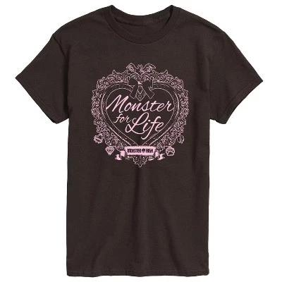 Мужская футболка Monster For Life Coquette с коротким рукавом и графическим рисунком