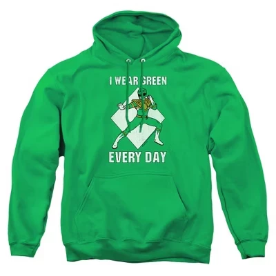 Мужская удлиненная толстовка Always Green с капюшоном kelly green