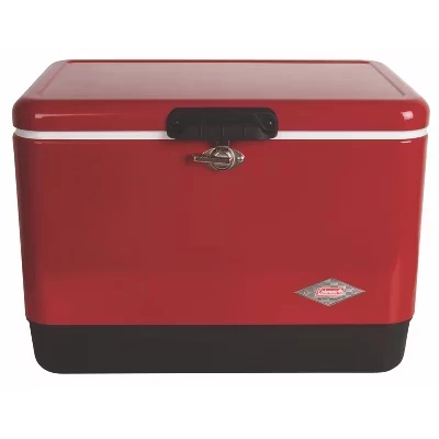Изотермический контейнер Coleman Steel Belted 51 л, красный