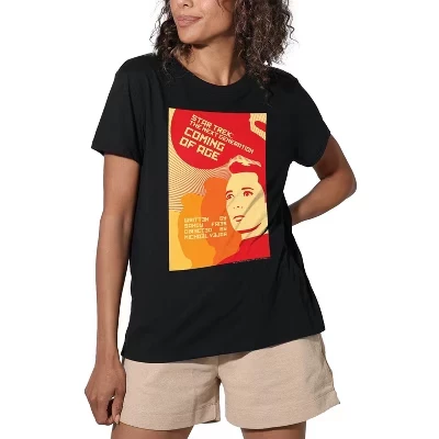Женская футболка Tng Сезон 1 Серия 19, свободная, черная, black
