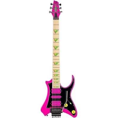 Электрогитара Traveler Guitar Vaibrant 88 Deluxe, розовая