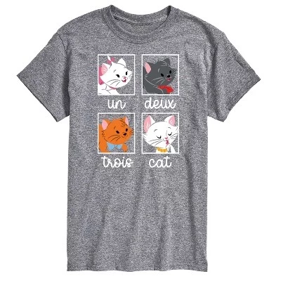 Мужская футболка с коротким рукавом и рисунком Кошки и собаки athletic heather