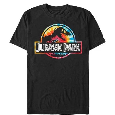 Мужская футболка с логотипом Groovy Tie-Dye, черная