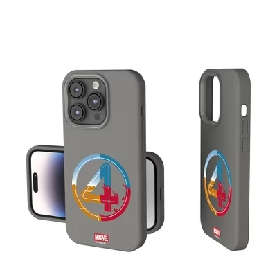 Мягкий на ощупь чехол для мобильного телефона Marvel Fantastic 4 Badge для Apple iPhone fantastic four