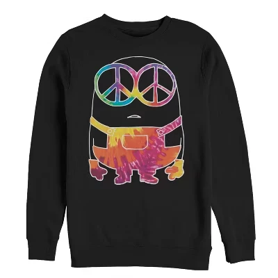Мужская толстовка Minion Tie-Dye черного цвета