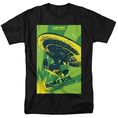 Футболка для взрослых Tng Сезон 1 серия 18 Черная black
