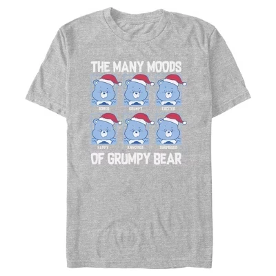 Мужская футболка Care Bears Grumpy Bear, серая