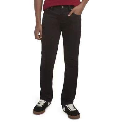 Брюки для мальчиков Levi's 511 Slim Sueded, черные