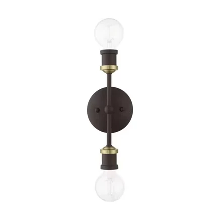 Бра Livex Lighting Lansdale 2, бронза/античная латунь