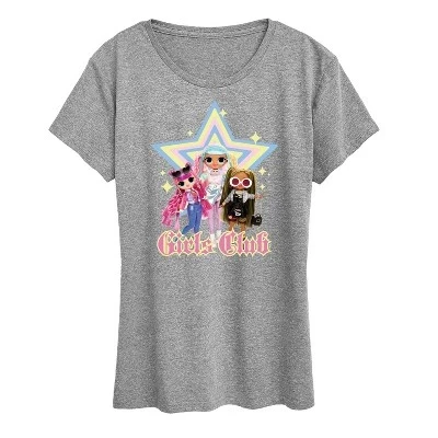 Женский - Сюрприз от LOL! - Футболка с коротким рукавом и графическим рисунком Girls Club heather grey