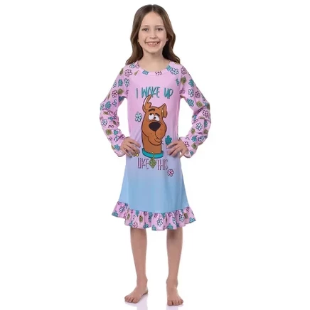 Детская ночная сорочка Scooby-Doo, 10–12 лет, фиолетовая