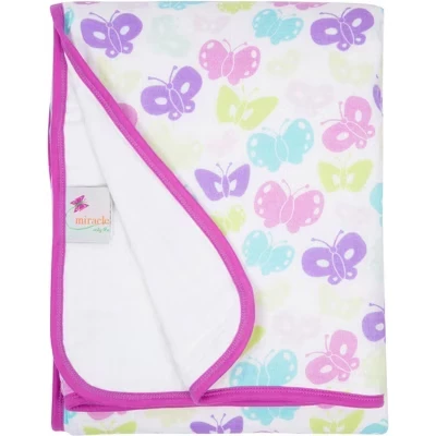 Детский муслиновый плед MiracleWare 120×120 см, бабочки