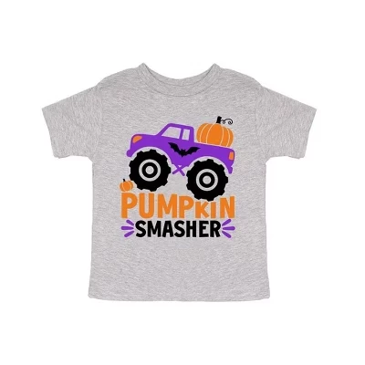 Детская футболка Juniper Shop Pumpkin Smasher, серая
