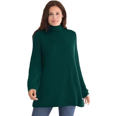 Пуловер Shaker Swing Sweater зеленый