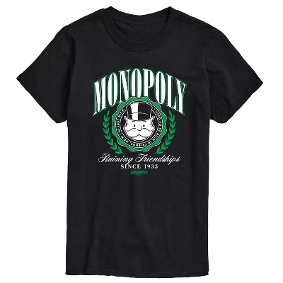 Мужская футболка Monopoly Collegiate, черная