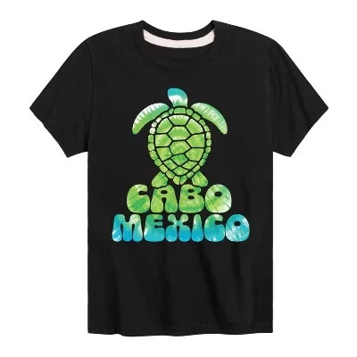 Футболка с коротким рукавом и рисунком морской черепахи Cabo Mexico, черная