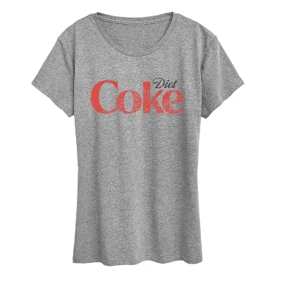 Женская футболка с коротким рукавом и графическим принтом с логотипом Diet Coke