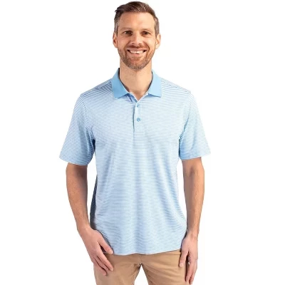Мужское поло Cutter & Buck Forge Tonal Stripe, atlas