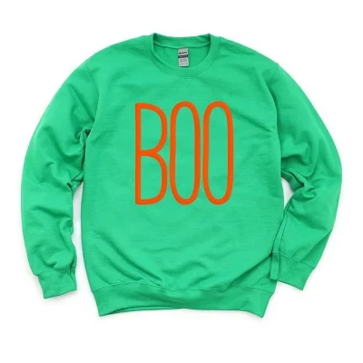 Женская толстовка с рисунком Boo Word grass