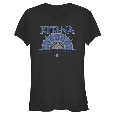 Футболка с надписью Juniors Womens II Kitana Steel Fan Everything черный