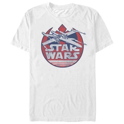 Мужская футболка Star Wars X-Wing 4 июля, белая