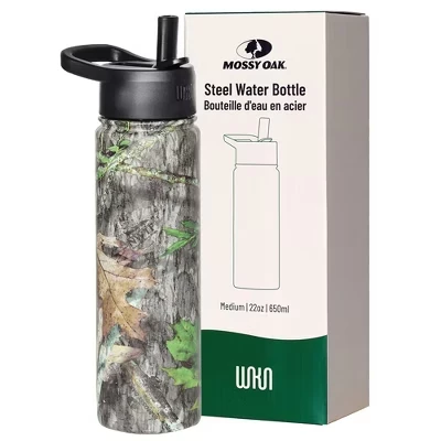 Бутылка для воды из нержавеющей стали Wildkin Mossy Oak Одержимость мшистым дубом