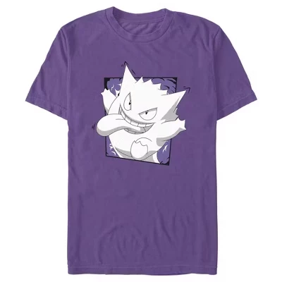 Мужская футболка с комиксами Gengar фиолетового цвета