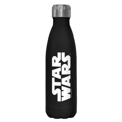 Бутылка для воды Star Wars «Простой логотип», черная