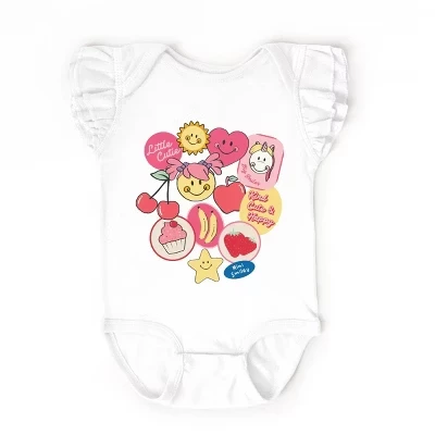 Боди для девочек The Juniper Shop Mini Smiley, белый
