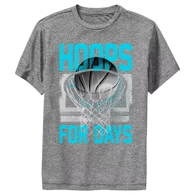 Футболка для мальчиков Lost Gods Basketball, серый меланж