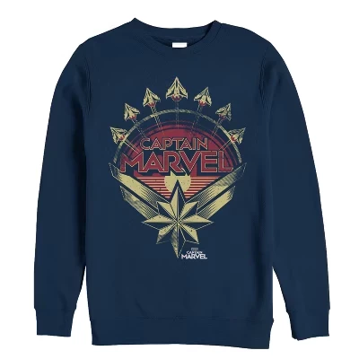 Мужской свитшот Marvel Captain Marvel Jet, синий