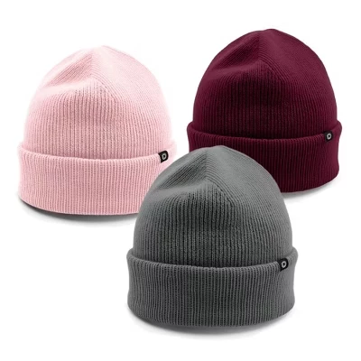 Шапочка из мягкого трикотажа 3 упаковки Стрейч Skully Теплая зимняя лыжная цвет 16